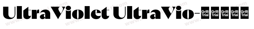 UltraViolet UltraVio字体转换